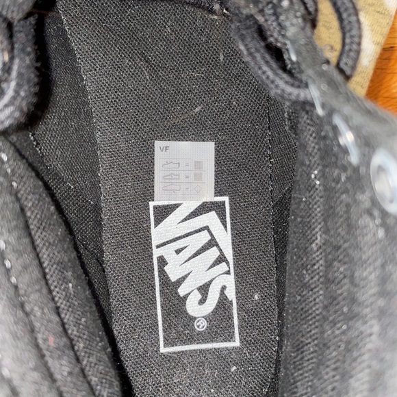 VANS: NEW: black on black canvas sk8 - HI women 7 - Picture 11 of 11